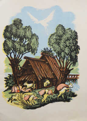 Диковинки. Народные песенки и потешки собрал и обработал М. Булатов / Гравюра на линолеуме В. Бибикова. М.», 1949.